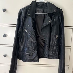Faux Leather Jacket